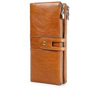 YTBHSHXZ Soft Touch with Coin Pocket Money Compartment Zipper Minimalist Genuine Leather Wallet(Unique Colour)