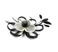 YTBHSHXZ, Vintage Headband Mesh Feather Head Flower Hair Accessories Dinner Photo Portrait Headwear