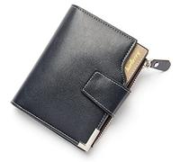 YTBHSHXZ Wallet Mens Leather Men's Credit Card Smart Purse with Coin Pocket(Blu)