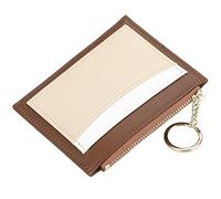 YTBHSHXZ Wallet, Minimalist Bifold Wallets with Slim Blocking Genuine Leather with Zip Coin Pocket(Bruin)