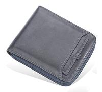 YTBHSHXZ Wallets for Mens Muti-Functional Superfine Fiber PU Synthetic LeatherMinimalist Men with Leather Wallet(Grayb)