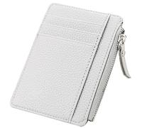 YTBHSHXZ Wallets Mens Muti-Functional Blocking Leather Slim Wallet Small & Compact Design Genuine(Grijs)