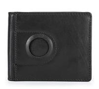 YTBHSHXZ with 5 Slot Compartmets+1 Transparent ID Photo Compartment Minimalist Wallet(Black)