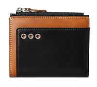 YTBHSHXZ with Blocking,8 Card Compartments,1 Coin Compartment, Cash,Zipper Short Men's Leather Wallet(Black)