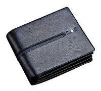 YTBHSHXZ with Blocking,Driver's License Photo Album Wallet, Multi-Card Zipper(Black)