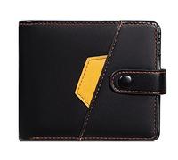 YTBHSHXZ with Blocking, with 9 Card Compartment,1 Coin,2 Cash Compartments,Vintage Multi Slot Small Wallet(Black)