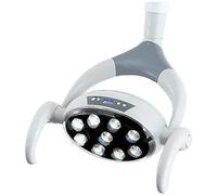 YTBLF Shadowless Oral Light Lamp, 28W LED Exam Lamp with 9 Light Lens, LCD Display Dental Operation Lamp Dental Chair Light for Beauty Salon and Dental (22mm)
