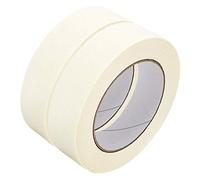 YTBUBOR 2 Rolls 24mm x 50m Masking Tape Easy-Peel Adhesive Tapes for DIY Painting, Labelling, Decorating and Crafts Packing
