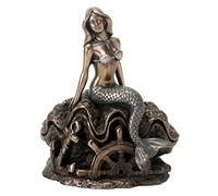 YTC Mermaid in a Shell Statue Figurine Ornament