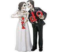 YTC Summit International Love Never Dies Skeleton Wedding Couple Bride and Groom I Do Figurine New