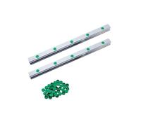 YTDDCBG 2pcs 200mm 1200mm to 1500mm HGR20 Square Linear Guide Rail for Slide Block Carriages HGH20CA Router Engraving