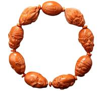 YTDJJWLS 28mm Olive Core Bracelet Handcarved Bracelet Olive Bracelet High End Creativity, Wood, no gemstone