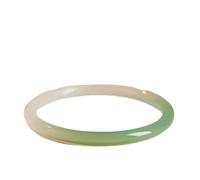 YTDJJWLS 60mm Natural Agate and Chalcedony Bracelet Female Jade Bracelet High End Temperament, Stone, no gemstone