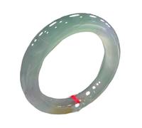 YTDJJWLS 62mm Iced Jade Bracelet Round Strip High End Temperament Jade Bracelet, Stone, no gemstone