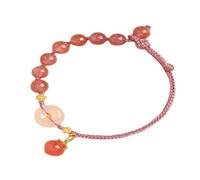 YTDJJWLS 8mm Natural Crystal Bracelet Women's Exquisite High End Creativity Bracelet, Stone, no gemstone