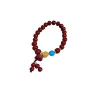 YTDJJWLS Cinnabar Bracelet Women's Bracelet Exquisite High Grade Chinese Style Red Beads, Stone, no gemstone
