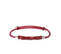 YTDJJWLS Cinnabar Bracelet Woven By Red Bracelets Bamboo Knots High End Creativity, Stone, no gemstone
