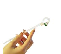 YTDJJWLS Horse Faced Skirt Hairpin Chinese Ancient Style High-end Hair Accessory, White
