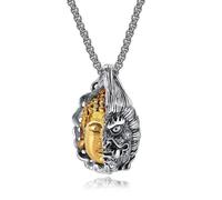YTDJJWLS Necklace Steel Pendant Personality Men's Jewelry High End Creativity, alumide, No Gemstone
