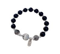 YTDJJWLS Obsidian Crystal Bracelet Retro White High End CreativityBracelet, Stone, no gemstone