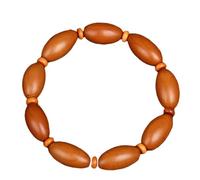 YTDJJWLS Olive Core Bracelet Light Bead Single Loop Bracelet Accessories High End Creativity, Wood, no gemstone