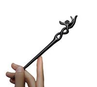 YTDJJWLS Sandalwood Hairpin Ancient Style High Grade Chinese Style Hanfu Wooden Hairpin, Black