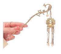 YTDJJWLS Tassel Lantern Hairpin Women's Chinese High End Ancient Style Hair Accessories, Yellow