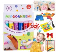 YTDZR Magic Puffy Pens,Magic Colour DIY Bubble Popcorn Drawing Pens,3D Magic Popcorn Markers, Just Add Heat & Watch Art Grow!(1pcs)