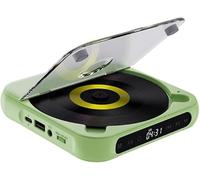 YTDZR Saker Plus Portable CD Player with Bluetooth 5.3,Supports CD/CD-R/CD-RW/MP3,Rechargeable Battery for Travel, Home, Car.(Green)
