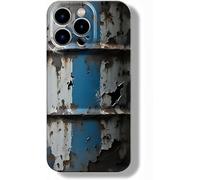 YTDZR Vintage Rust Look Phone Case Compatible with iPhone 16/15/14/13/12/11 ProMax, Industrial Rust Glossy Imitation Phone Cover Shockproof,Rusty Imitation Case Cover.(C,For iPhone 11 Pro)