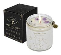 YTENTE Zodiac Sign Jar Candle, Sagittarius, Lavender Scent