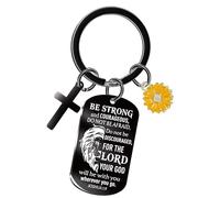 YTEWFGL Christian Gifts Women Baptism Keyring - 1 Pc Bible Verse Cross Keychain Inspirational Religious Communion Christian Christmas Easter Graduation Gift for Girls Men
