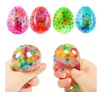 YTFSKFUI 4 Pack Easter Squishy, Slow Rising Soft Squeeze Easter Fidgets, Stress Relief Easter Egg Fillers, Anxiety Relief Squishy Party Bag Fillers for Adults and Children