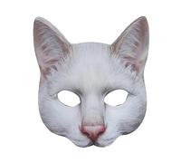 YTFSKFUI Fluffy Realistic Cat Mask,Digital Print therian mask for Halloween Cosplay Party,Makeup Prop Costume Accessory Animal Party, Halloween Easter Carnival