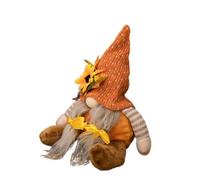 YTFSKFUI Rustic Faceless Halloween Gonk, 20 * 18 Cm Soft Gonks with String, Knitted Hat Halloween Gnomes with Beard Braid and Sunflower, Handmade Autumn Gonks for Christmas Thanksgiving