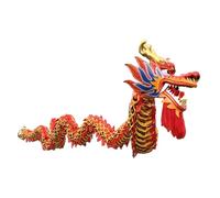 YTGHBIML Chinese Dragon Dance steel 18m Lion Dance Props 10 People Dragon Dance for Traditional Festivals 3D Lion Dance Costume Classic