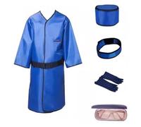 YTGHBIML Lead Apron 5 Pcs Lead X-ray Apron Set Neck Shield Collar Lead Hat X-ray Apron W/lead Glasses Lead Gloves Radiation Apron