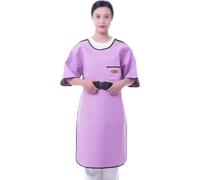 YTGHBIML Lead X-ray Apron Waterproof and Anti-static Lead Vest Shield Clothing 0.35/0.5 Mmpb Half Sleeved Protective Radiation Apron(0.5mmPb-M)