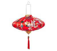 YTGHBIML Retro Silk Lanterns Japanese Vietnamese Hanging Lantern Chinese Traditional Lantern Beautiful Floral Pattern Spring Festival Lantern(12Inches)