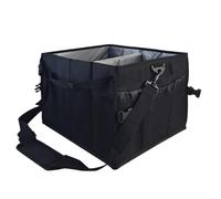 YTGOCN BBQ Tool Bag, Camping Utensil Bag, Padded Shoulder Strap, Cooking Utensil Organiser, Cutlery Bag with Paper Towel Holder, Foldable for Travel, Picnic, BBQ