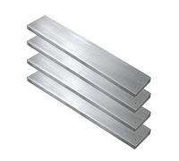 YTGZS Aluminum Flat Bar 6061 Solid Mill Stock,Length 600mm width 12mm 4pcs,5mmx12mmx600mm
