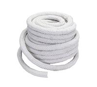 YTGZS Ceramic Fiber Packing Rope Seal Gasket High Temperature Gasket Seal for Boiler Furnace Oven Kiln,round Length 3m,Diameter 12mm