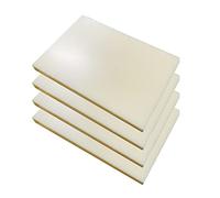 YTGZS Cream Color ABS Plastic Sheet DIY Material for Home Decor Craft Projects,1mmx300mmx200mm 4pcs