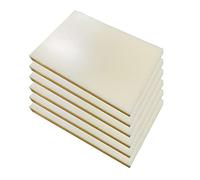 YTGZS Cream Color ABS Plastic Sheet DIY Material for Home Decor Craft Projects,3mmx150mmx200mm 6pcs