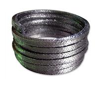 YTGZS Expanded Flexible Graphite Braided Packing for Pump Gland or Valve Stem or Mechanical Seal Length 1000mm,6mmx6mmx1000mm