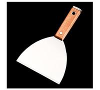 YTGZS Putty Knife Stainless Steel Wallpaper Paint Scraper Tool for Spreading Mud Taping Scraping Paint Wooden Handle Blade width 6.5cm to 12.5cm,12.5cm