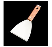 YTGZS Putty Knife Stainless Steel Wallpaper Paint Scraper Tool for Spreading Mud Taping Scraping Paint Wooden Handle Blade width 6.5cm to 12.5cm,10cm