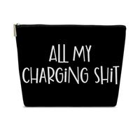 Ythuil All My Charging Makeup Bag, Travel Gifts for Women Female Best Friend, Cosmetic Bag for Small Travel Accessories, Girls Trip Gifts Favors
