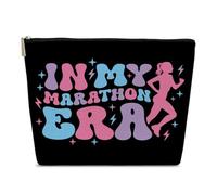 Ythuil In My Marathon Era Makeup Bag, Running Gifts for Women Female Sister BFF Friend Runner Lovers Parkrun, Marathon Cycling Lovers Gifts, Cosmetic Bag for Purse