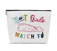 Ythuil Racing Gifts Makeup Bag, F1 Merch Cosmetic Pouch for Purse, Hot Girls Watch F1, Racing Car Motorsport Gifts for Women Friends Racer Car Lovers, Aesthetic Makeup Bag, colorful